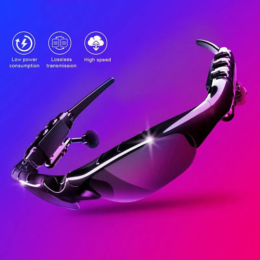 Glasses with Wireless built in Headset for Driving Cycling & Sports