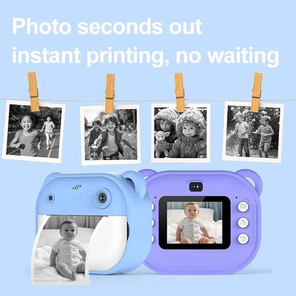 Children Digital Camera Instant Print for + 32G Memory Card