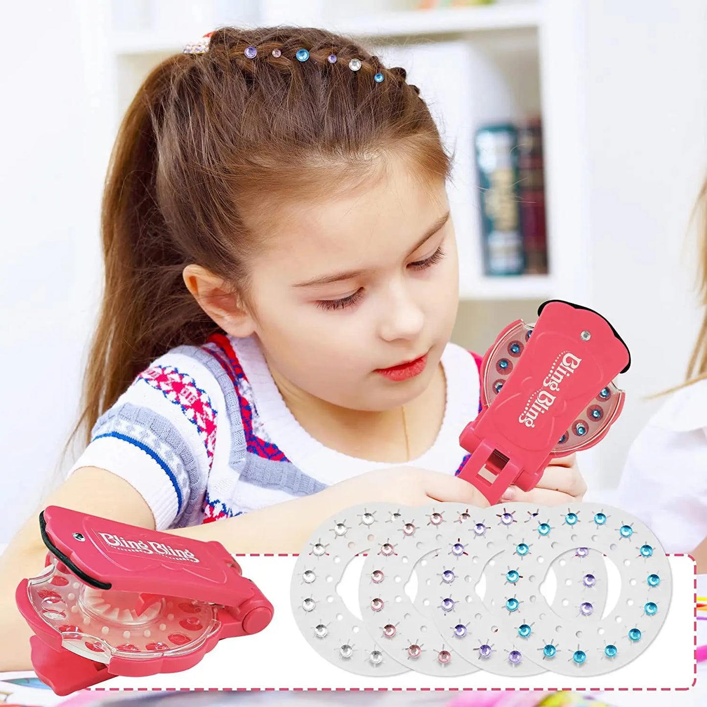 Diamonds Bling Glitter Hair Magic Jewel Clamp Set