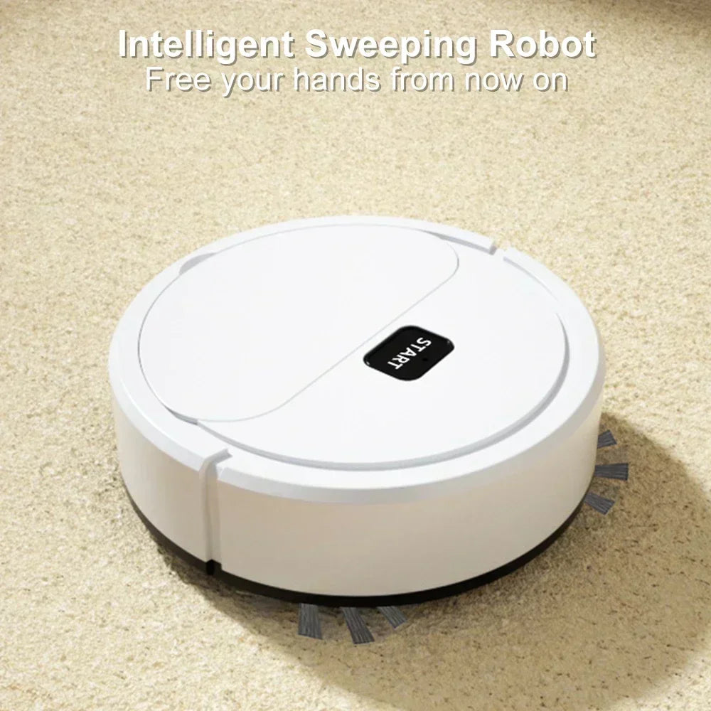 Robotic Automatic Vacuum Cleaner USB Rechargeable l