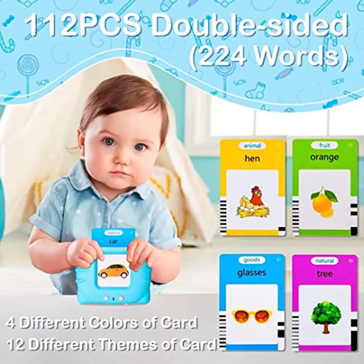 Interactive Talking Flash Cards Early Educational Toys