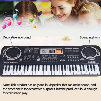 Kids Electronic Keyboard 61 Keys with Microphone