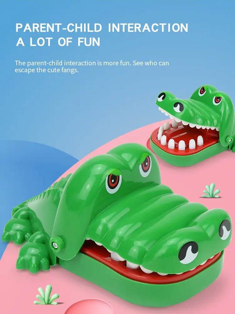 Crocodile Teeth Toys For Kids Finger Dentist Games.