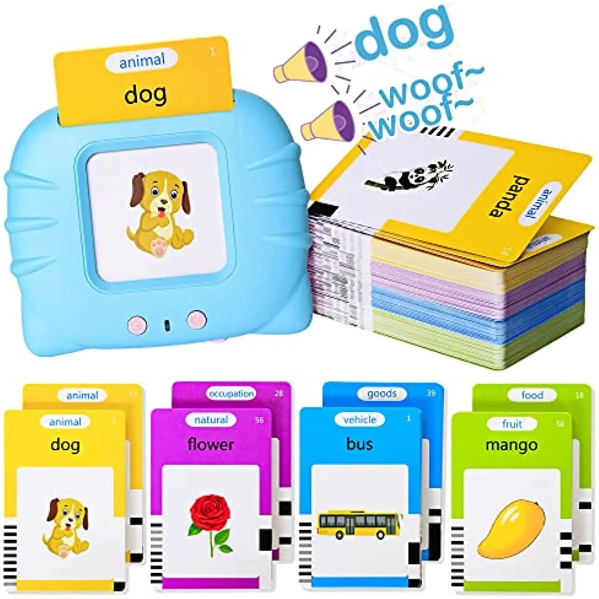 Interactive Talking Flash Cards Early Educational Toys