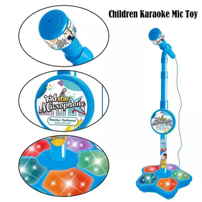 Kids Microphone with Stand Karaoke Song Music