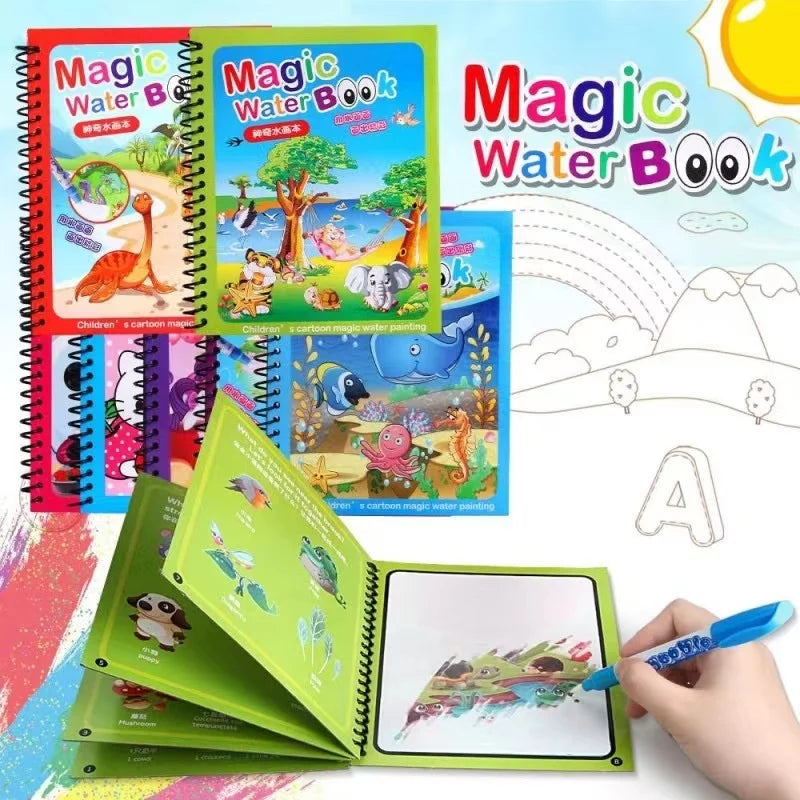 NEW Kids Magic Water Drawing Books