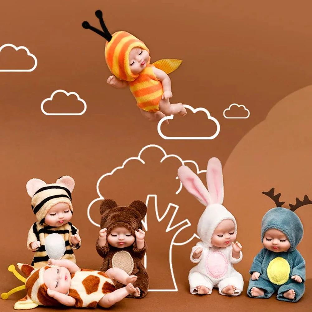 Sleeping Baby Series Doll Cartoon Animal Toy For Kids