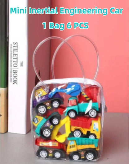 6Pcs Car Set of Cartoon Car Toys