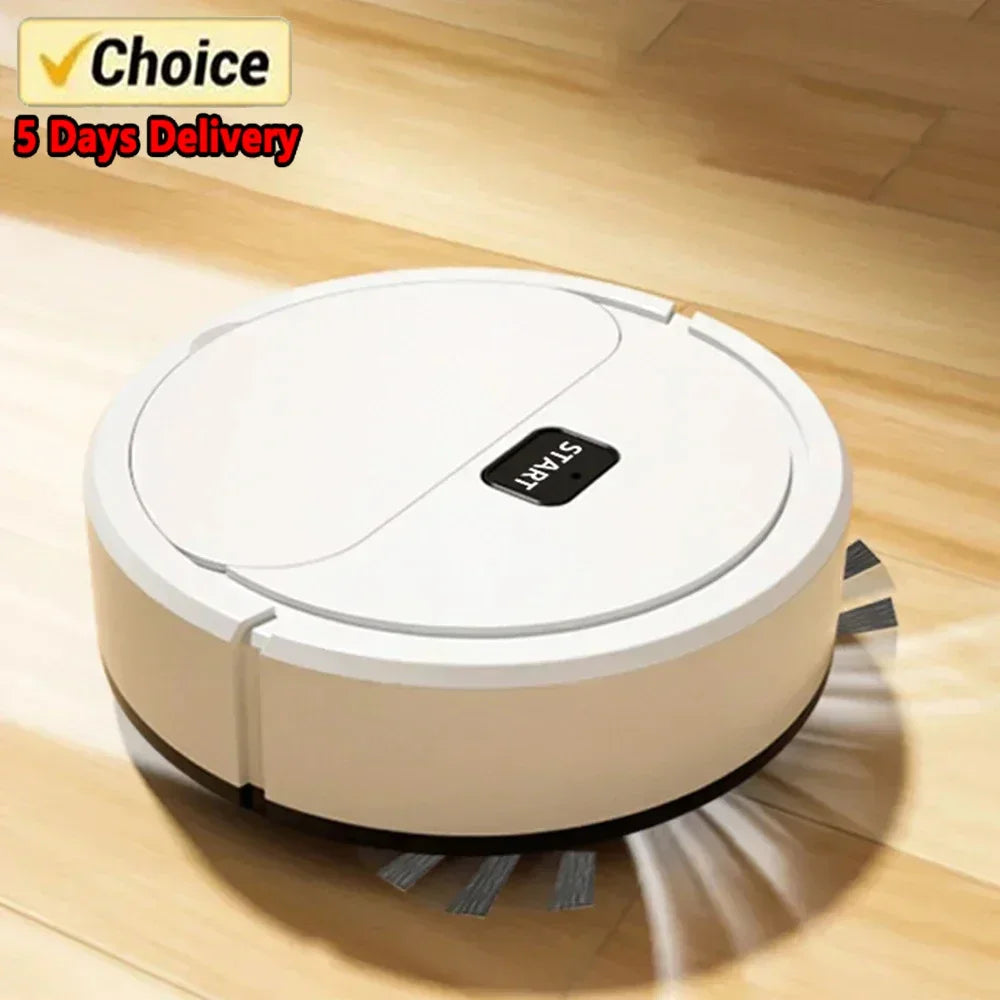 Robotic Automatic Vacuum Cleaner USB Rechargeable l
