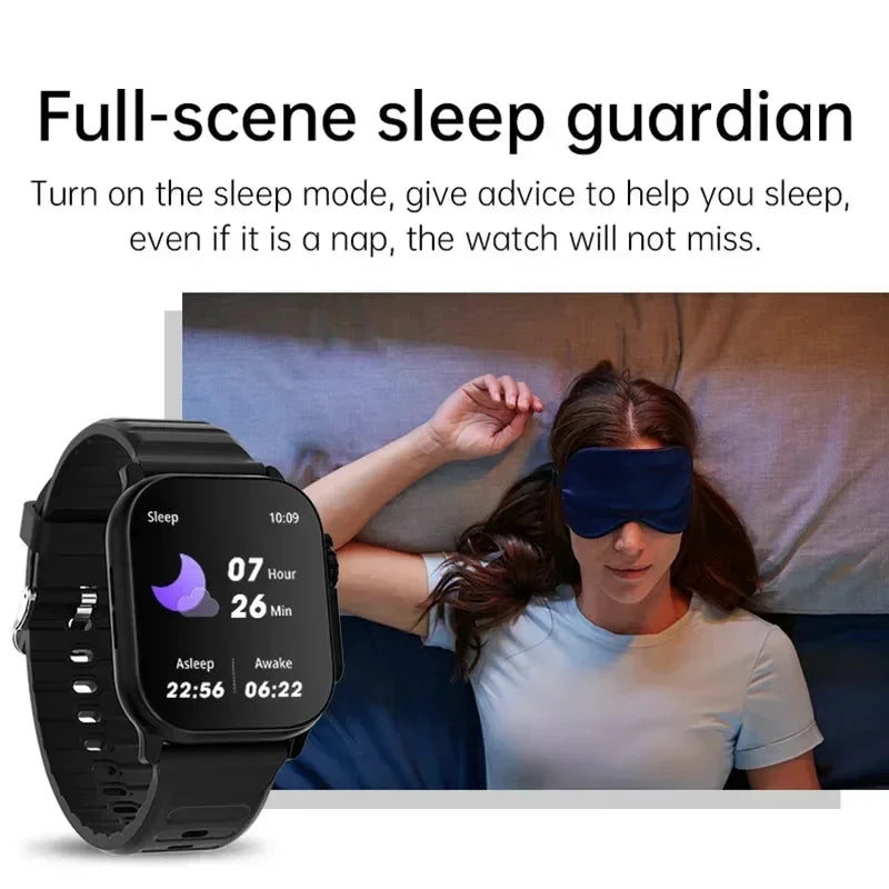 Ultra Smart Watch, Touch Screen, Health Monitor