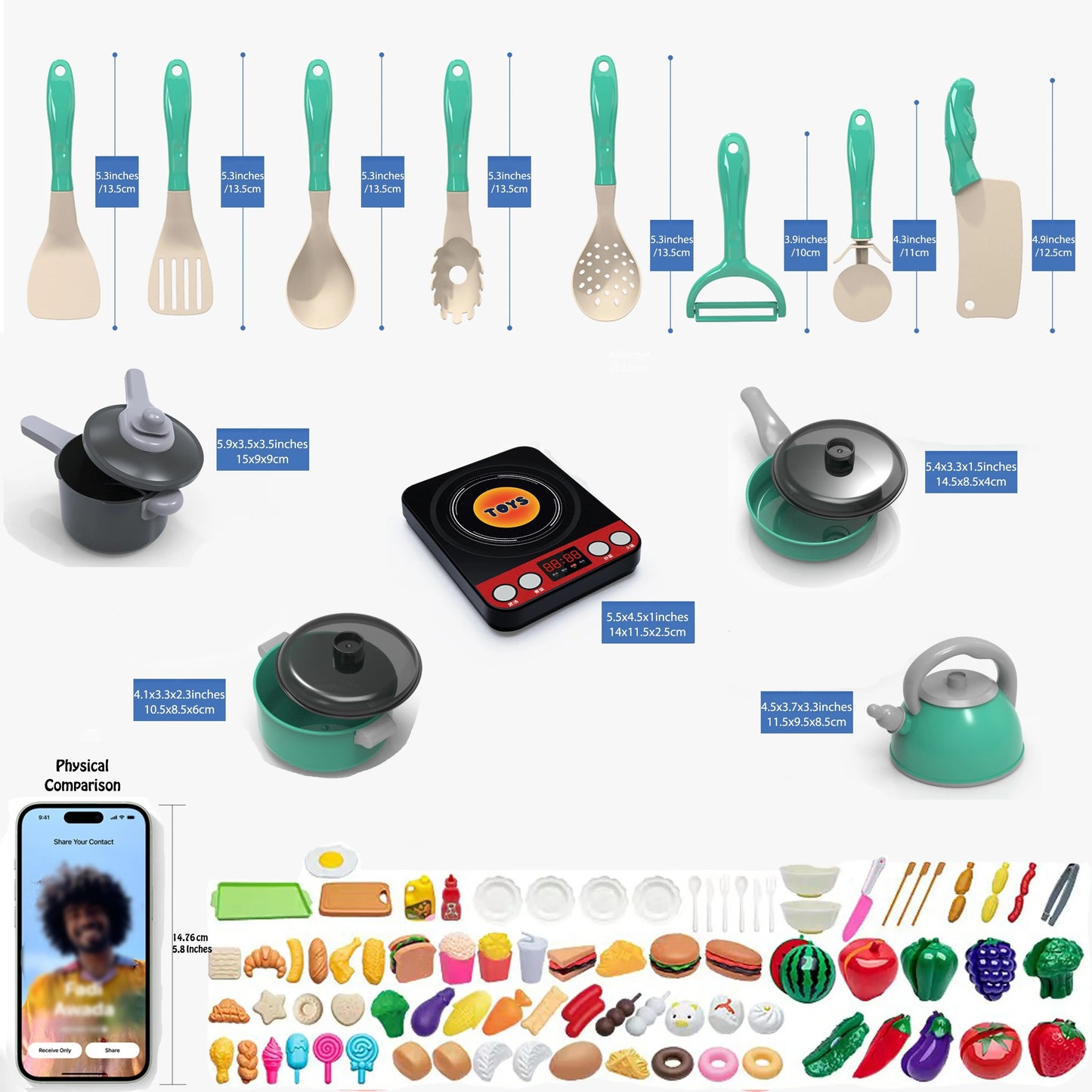 Colorful Kitchen Playset