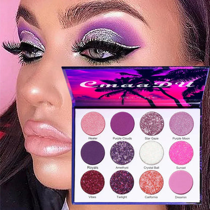 12 Colors Purple Neon Palette