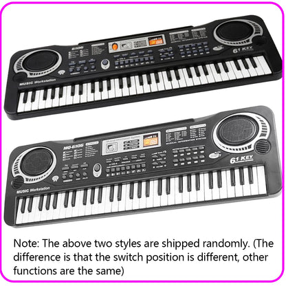 Kids Electronic Keyboard 61 Keys with Microphone