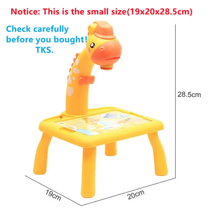 Mini Led Projector Art Drawing & Play Table