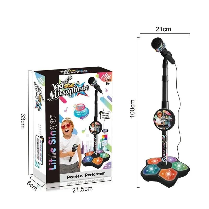 Kids Microphone with Stand Karaoke Song Music