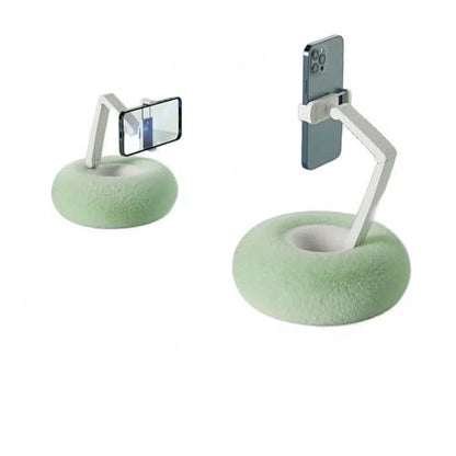 Pillow Phone Holder with furry snack holder (Snuggle Screen)