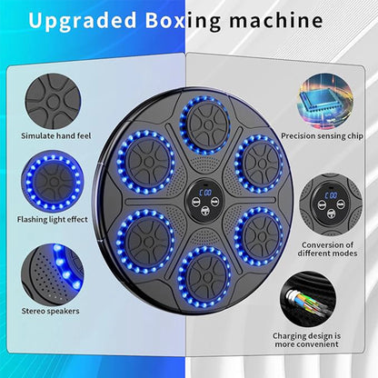 New Music Boxing Machine Smart Bluetooth (for Kids & Adults) + FREE boxing gloves!