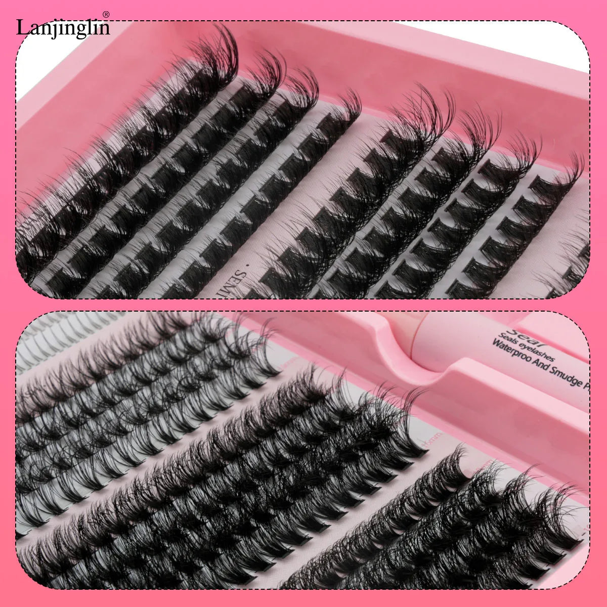 Lash Clusters Kit With Professional Waterproof Glue