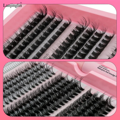 Lash Clusters Kit With Professional Waterproof Glue