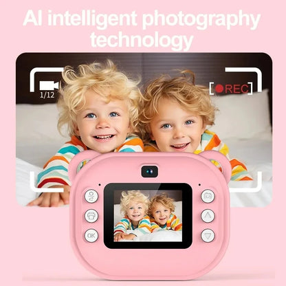 Children Digital Camera Instant Print for + 32G Memory Card