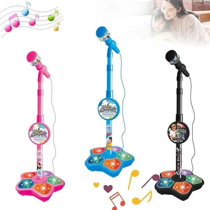 Kids Microphone with Stand Karaoke Song Music