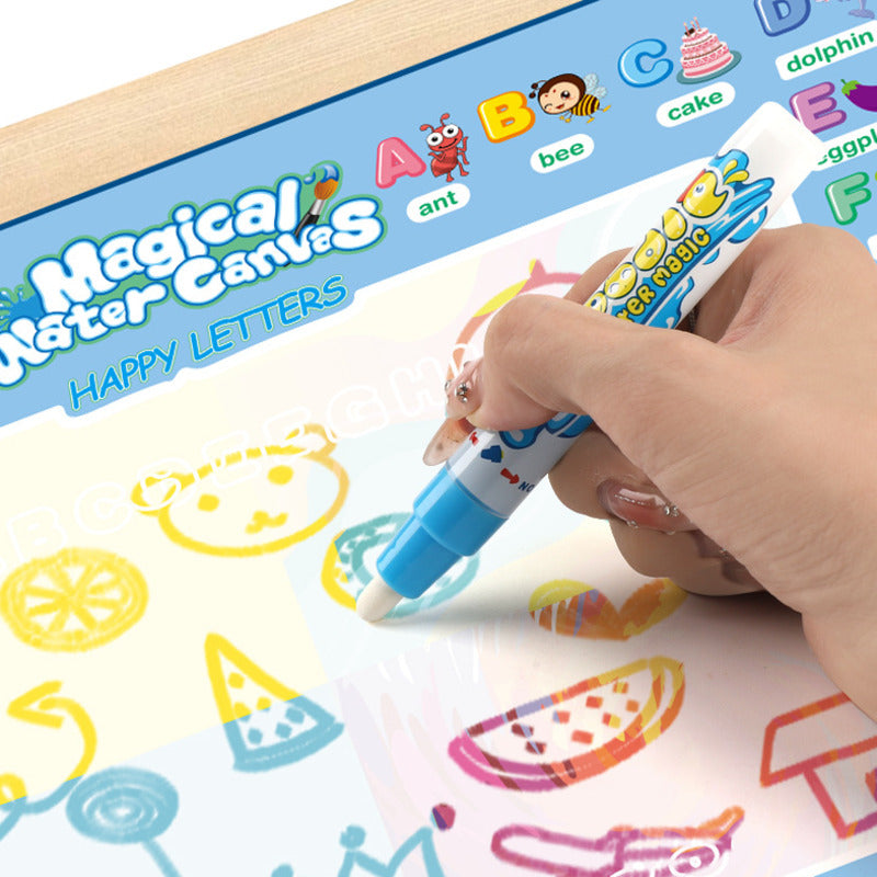 Montessori Painting Magic Water Drawing Mat With Reusable Magic Pens