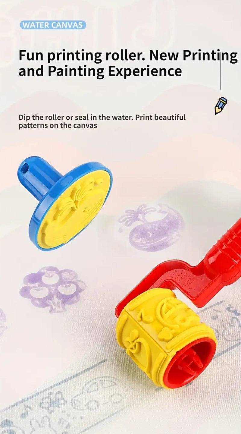 Montessori Painting Magic Water Drawing Mat With Reusable Magic Pens